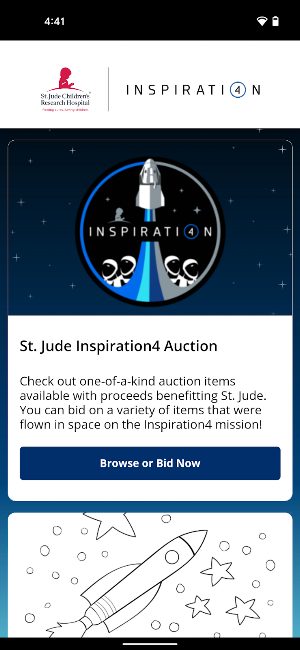 St. Jude Inspiration4 Screenshot 0