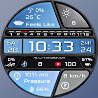 N-SPORT701 Digital Watch Face