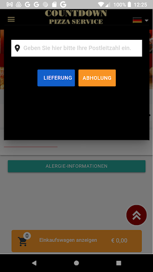 Countdown Pizza Service Screenshot 2