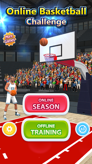 Online Basketball Challenge 3D Screenshot 1