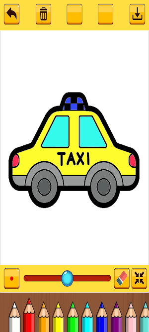 Taxi Coloring Screenshot 3