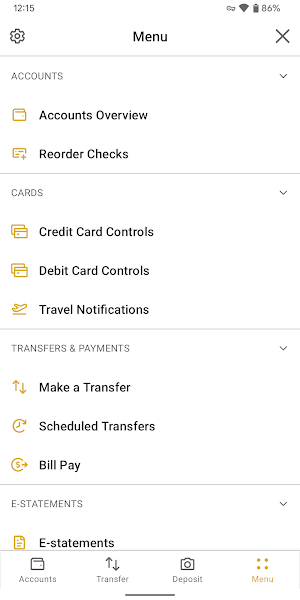 AllCom CU Mobile Banking Screenshot 1