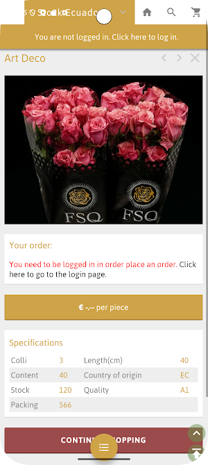 FSQ Shopapp Screenshot 1