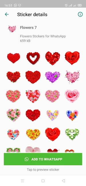 New WAStickerApps Flowers 🌹Roses Stickers 2021 Screenshot 1