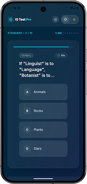 iQ Test Pro Offline Edition Screenshot 3