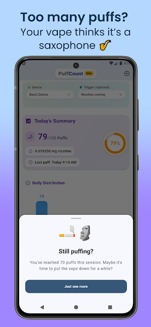 Quit Vaping - Quit Tracker Screenshot 2