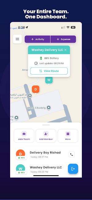 TrackTeam :Staff GPS Location Screenshot 1