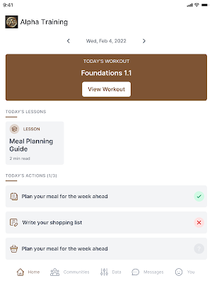 Alpha Training Screenshot 3