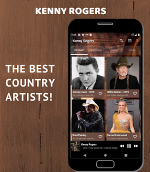 Kenny Rogers Radio Country. Screenshot 1