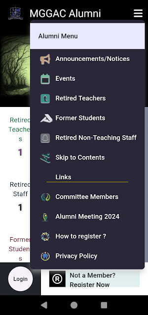 Alumni MGGA College, Mahe Screenshot 3