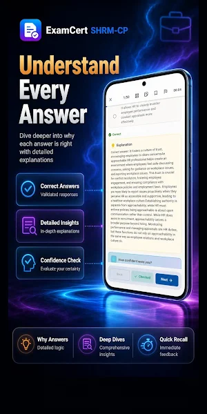 SHRM-CP Prep 2026 ® ExamCert Screenshot 3