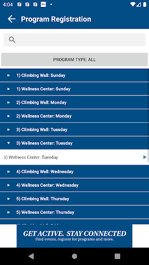 UNK Campus Rec Screenshot 3