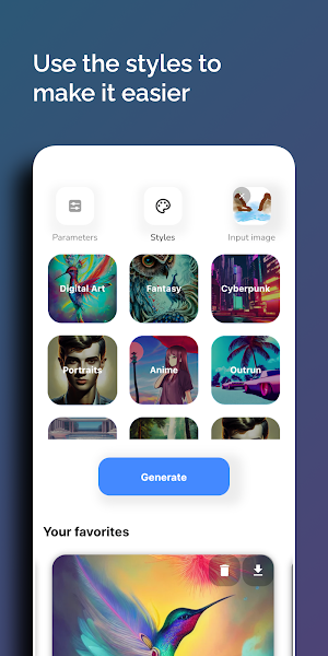ImmaginAI - AI Art Generator Screenshot 1