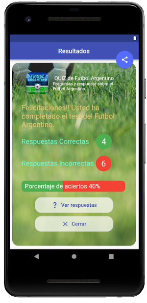 Quiz Fútbol Argentino Screenshot 1