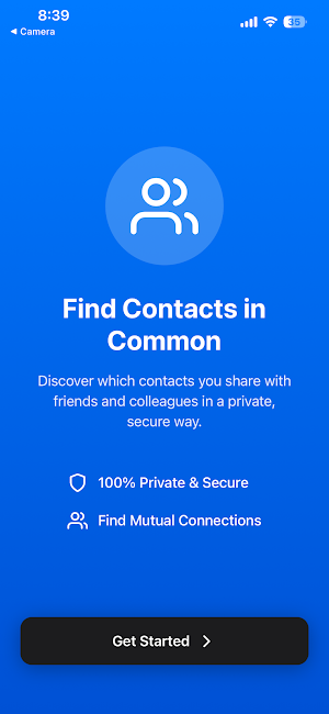 Contacts in Common Screenshot 0