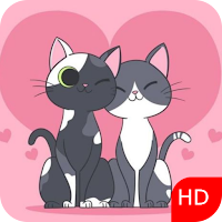 Cute Cat Cartoon Wallpaper HD