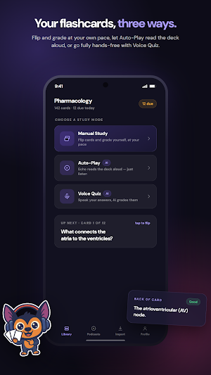 EchoDecks: AI Audio Flashcards Screenshot 1