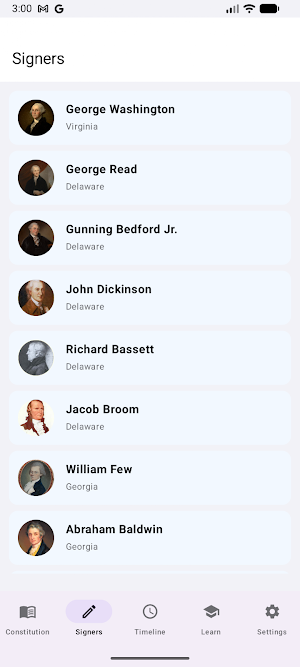 Pocket Constitution Screenshot 3