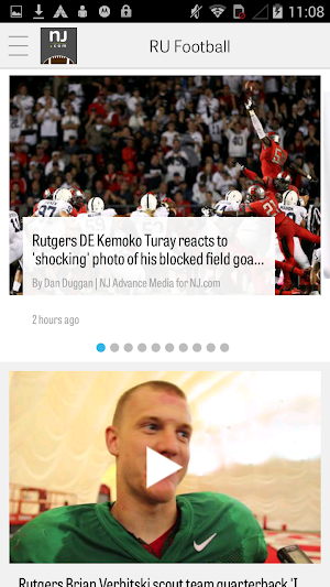 NJ.com: Rutgers Football News Screenshot 0