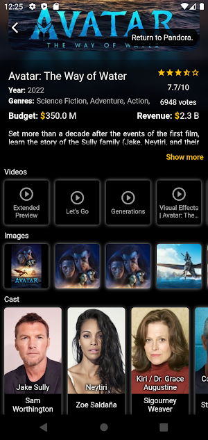 Movie Browser Screenshot 2