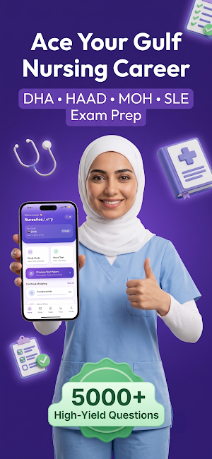 NurseAce: Gulf Exam Prep 2026 Screenshot 0