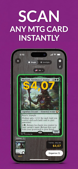 MagicFrame: MTG Scanner Screenshot 0