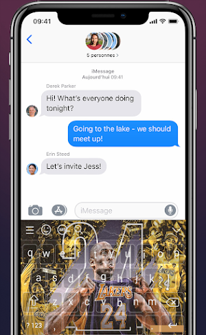 Kobe Bryant Keyboard KB-24 Theme NBA 2021 For Fans Screenshot 2