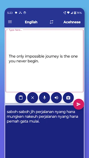 Acehnese English Translator Screenshot 2