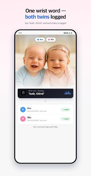 VibeBebe: Voice Baby Tracker Screenshot 1