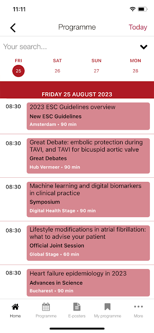 ESC Congress 2023 Screenshot 2