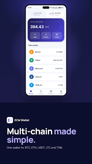 ECM Wallet Screenshot 1