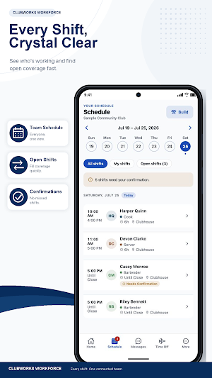 ClubWorks Workforce Screenshot 1