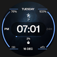 Night 133 - Digital Watch Face