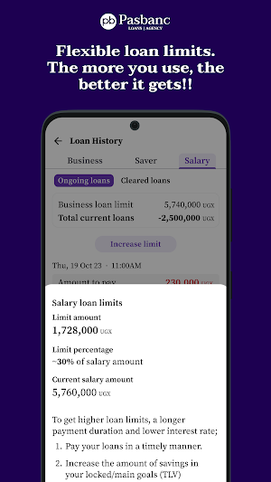 Pasbanc - Quick business Loans Screenshot 3