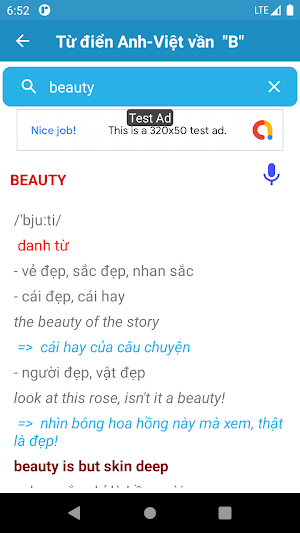 Từ điển Anh - Việt offline Screenshot 1