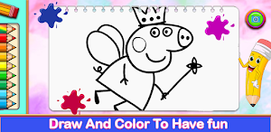 Peppo Piglet Coloring Book Screenshot 0