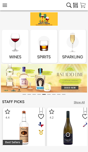 Blue Label Wine & Liquor Screenshot 2