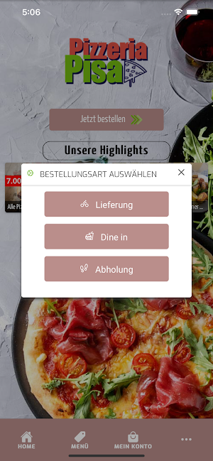 Pizzeria Pisa Waltrop Screenshot 1