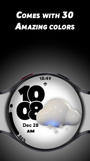 Pixel Weather 2 - Watch face Screenshot 1