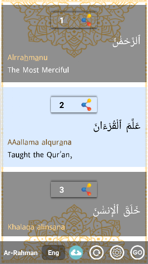Holy Quran Reading (Hindi, English, Bangla, Urdu) Screenshot 2