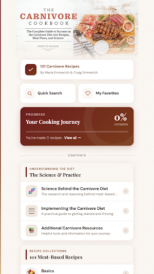 The Carnivore Cookbook Screenshot 1