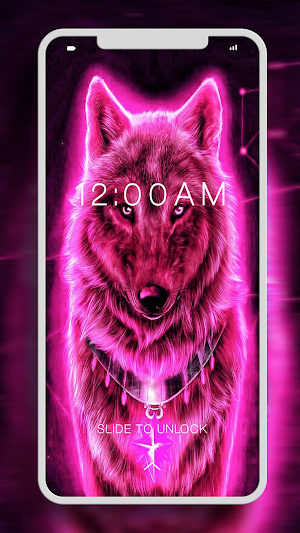Neon Animal Wallpaper Screenshot 1