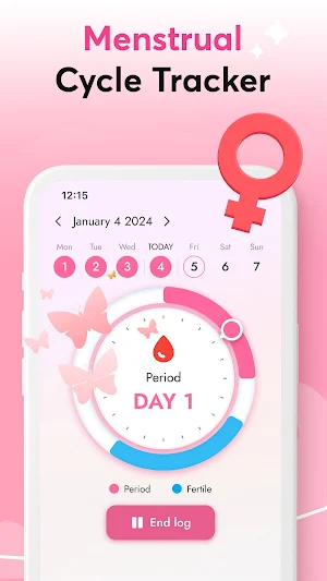 She Ovulation & Period Tracker Screenshot 3