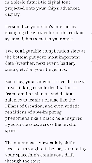 Galaxy Explorer Watch Face Screenshot 3
