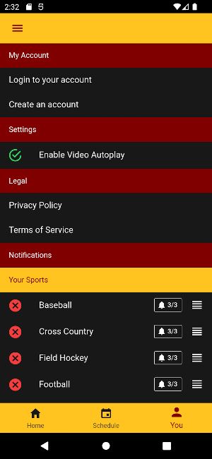 Salisbury University Athletics Screenshot 1