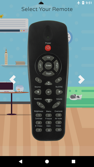 Remote Control For Optoma Projector Screenshot 3