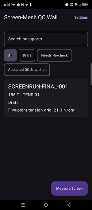 ScreenRun Passport Screenshot 0