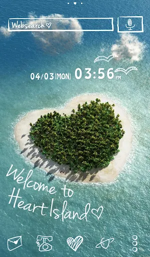 Heart Island Wallpaper Screenshot 0