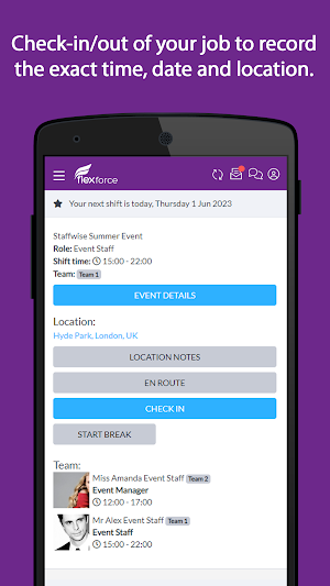 FlexHub Field App Screenshot 1