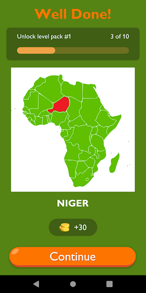 Guess African Countries On Map Screenshot 3